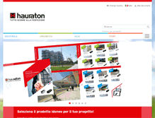 Tablet Screenshot of hauraton.it